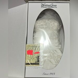 Elegant White Wedding Gown